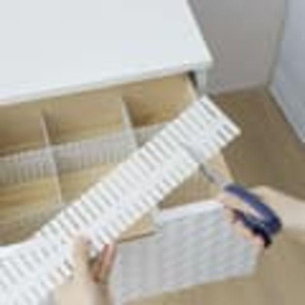 8-pack - Justerbara lådavdelare - Organisera dina lådor