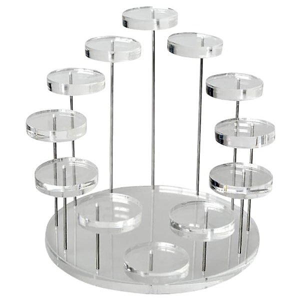 Fashion Multi-layer Akryl Ring Display Rack Øreringe Holder Pen