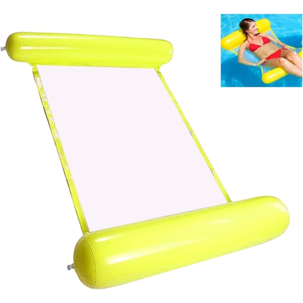 Inflatable water hammock, (Yellow) Float Hammock