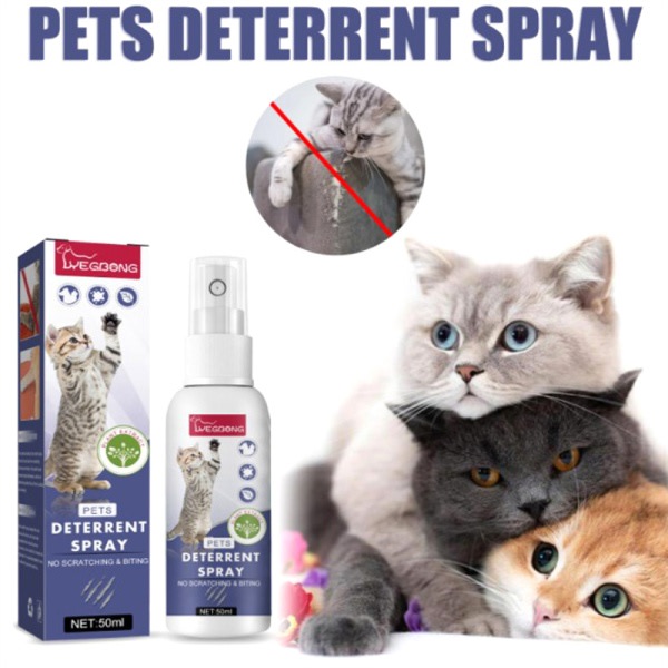50ml Pet Scratch Avskräckande Spray Cat Anti Scratch Furniture Sof