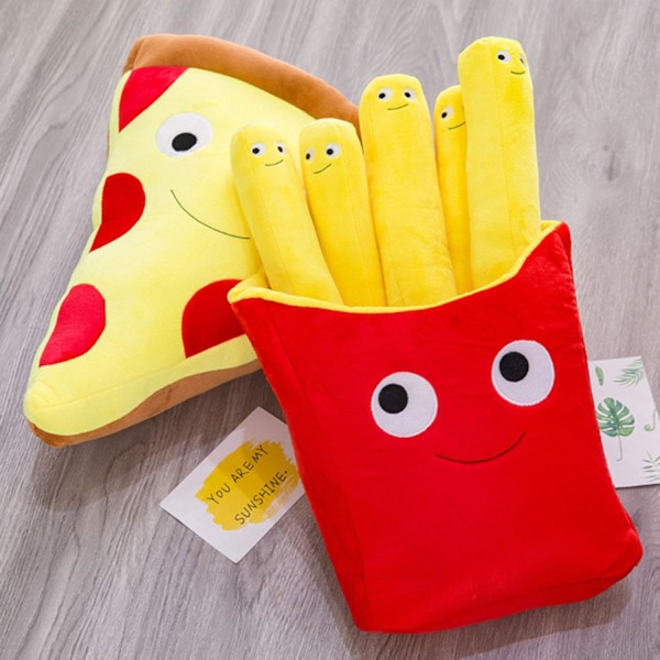 Pizza plysjdukke, 30 cm
