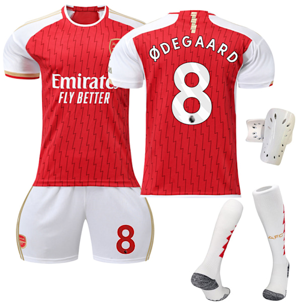 23-24 Ny Arsenal Hjemmedrakt Fotballdrakter #8 Uniformsett Kids 22(120-130CM)