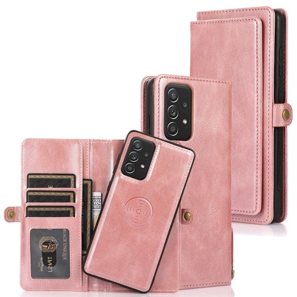 TG Samsung Galaxy A52 - Smart og Stilfuldt 2-i-1 Wallet Case Sort