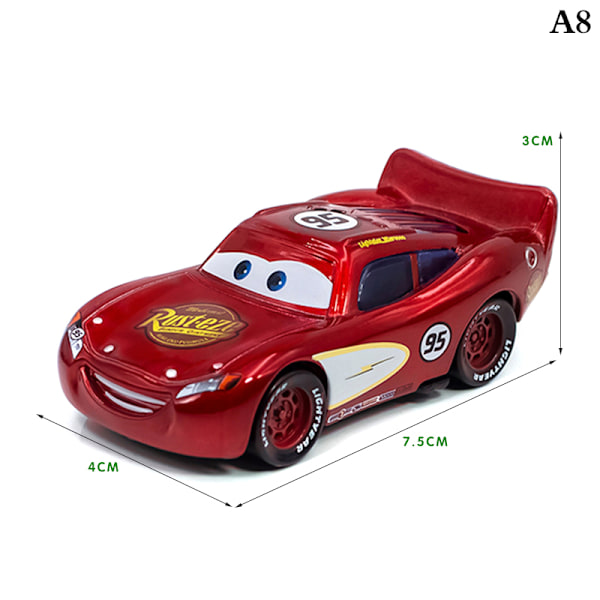 Den nye Disney Pixar Cars 3 Lynet McQueen Diecast Metal A8