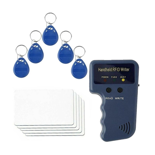 125kHz Em4100 Rfid Kopimaskine Printer Duplikator Programmeringsenhed Læser + T5577 Em4305 Genbeskrivelige Id Nøglebrikker As Shown