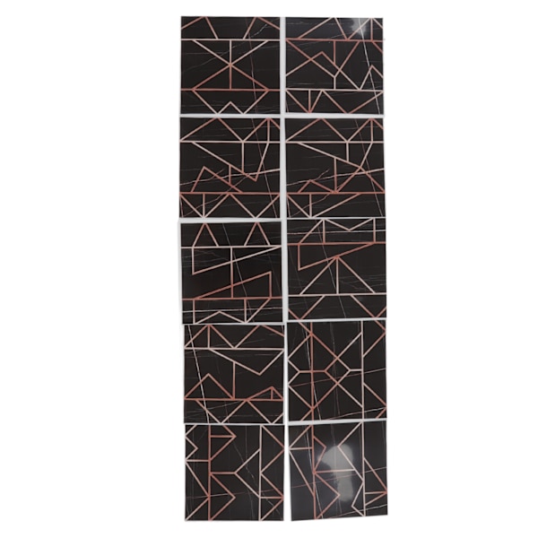 10 stk flis klistremerker 15x15cm 3D selvklebende bakside vanntett