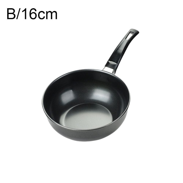 Tarttumaton kattila, pieni induktioliesi, tarttumaton kasari kotitalouskäyttöön blackB 16 cm
