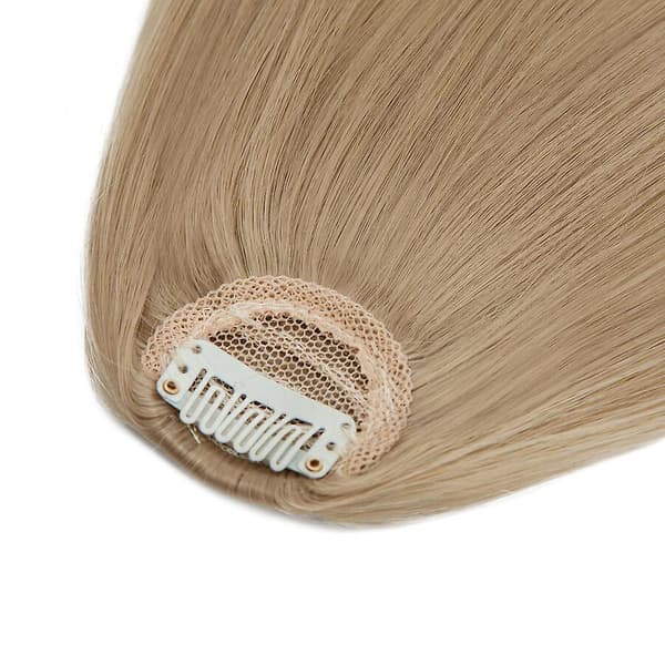 Clip In Hår Bangs Extensions Fransk Hår Bangs Stilig Hår Bangs Hårstykker askeblond & blond aske & blond ash & blond 28cm