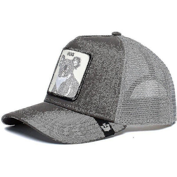 Vuxen Svart Panter Mesh Cap Sommar Baseball Cap Trucker Cap W-WELLNGS Koala