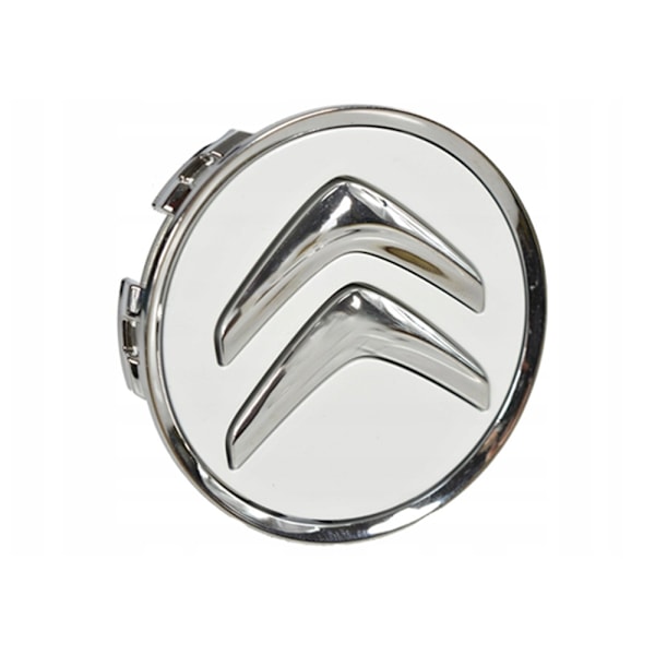 4-Pack - Citroën Navkapslar / Hjulnavsemblem - B 90 60mm - Silver