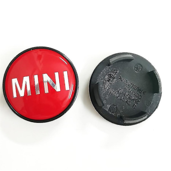 Hjulnavskapsel för Mini Mini Cooper Countryman Jcw 54mm Hjulcentrum Standard -QH mini red