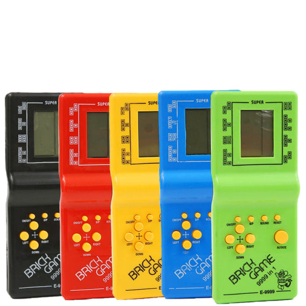Tetris Spillkonsoll fra 80- og 90-tallet - Nostalgiske Elektroniske Spillkonsoller for Barn