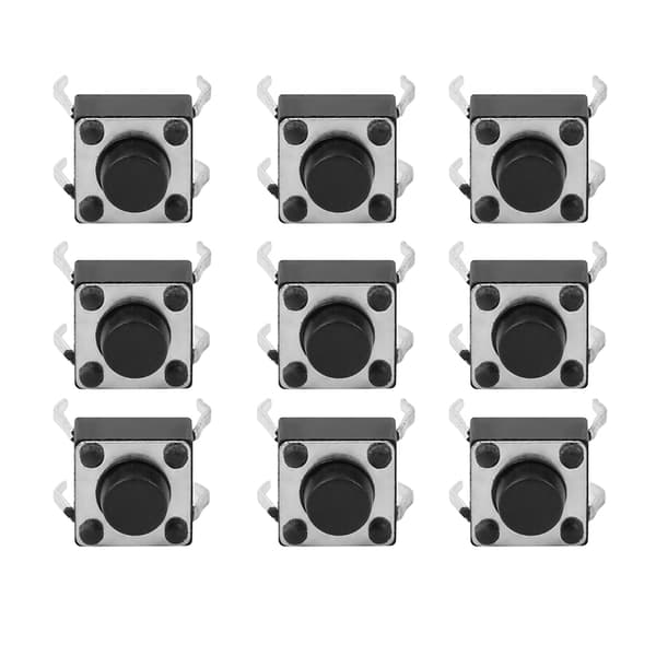 100 stk. Momentan taktil trykknapp Mini mikrobryter 6x6x5mm