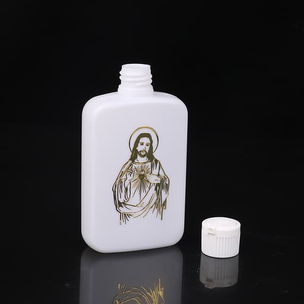 100 ml helligvannsflasker med skrukork i plast A