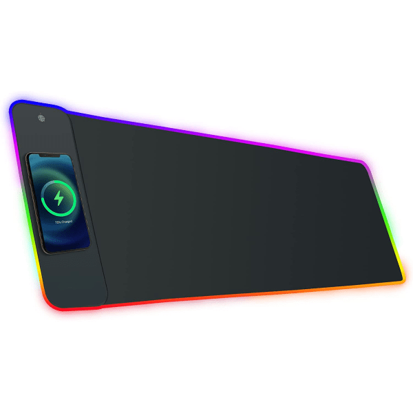 RGB Gaming Mouse Pad 10W Qi Mousepad LED 800x300x4mm