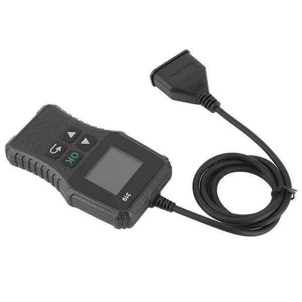 OBD2 felkodsläsare, flerspråkig LCD-display, diagnostikverktyg för ELM327 0.3