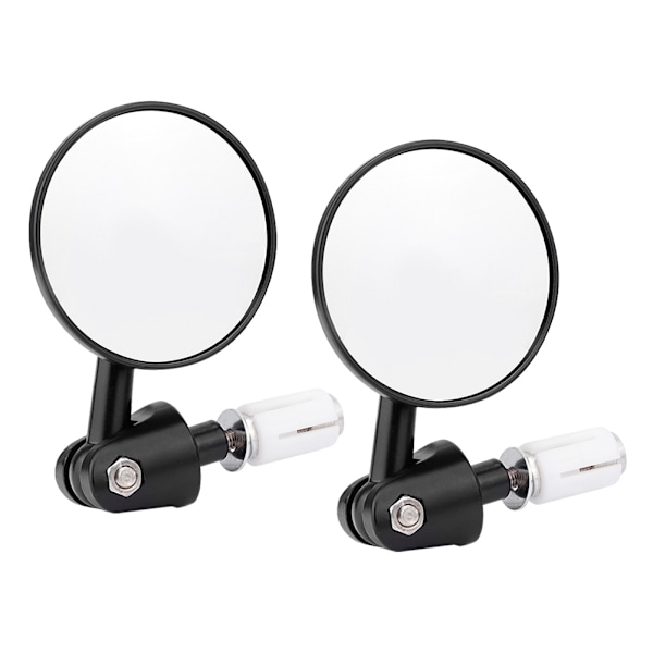 2 stk. Motorcykel Modificerede Foldbare Styr Spejle Reflekterende Sidespejle 22mm 0.4