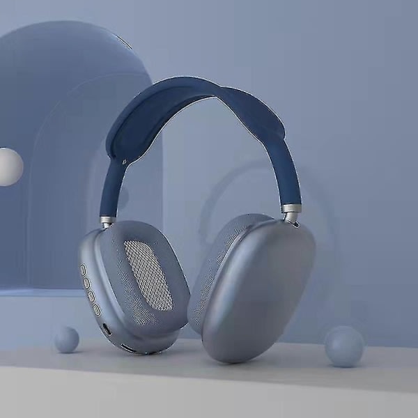 Hörlurar Trådlös brusreducerande Musik Hörlurar Stereo Bluetooth Hörlurar P9 Hörlurar Bluetooth Hörlurar (gröna) blue