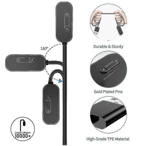 USB-opladerkabel til børneur Xplora X5 Play X5 X4 black