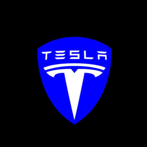 Aluminiumdelar är lämpliga för Tesla välkomstljus MODELL edamame 3/X/S modifierad dörrlaserprojektionslampa (2 st)