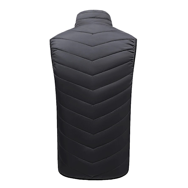 USB-oppvarmet vest for vinterkomfort Svart Black xl