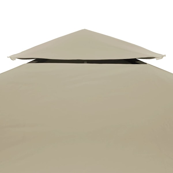 vidaXL Gazebotak 270 g/m² 3 x 3 m Beige{GKS}