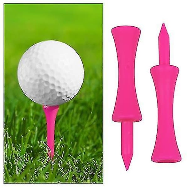 Trixes 100 Bright Pink Castle Golf Tees