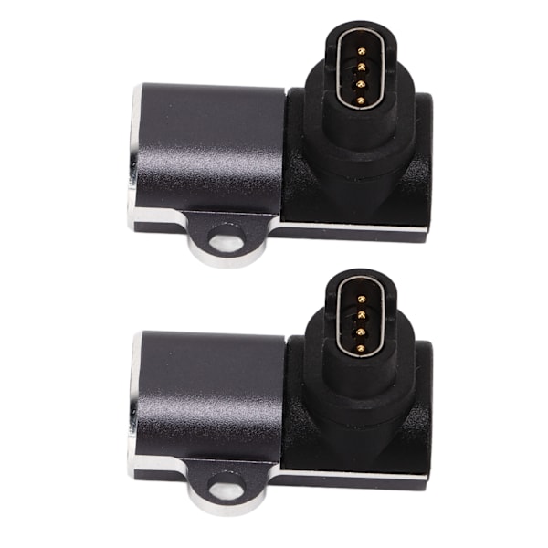 2 stk. Garmin til Type C Hun Adapter Professionel Mini USB C Adapter til Garmin Smart Watch