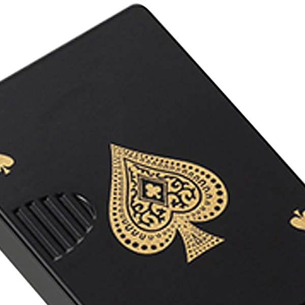 Poker Tändare Spader A Zinklegering Vindtät UV Pengarkontroll