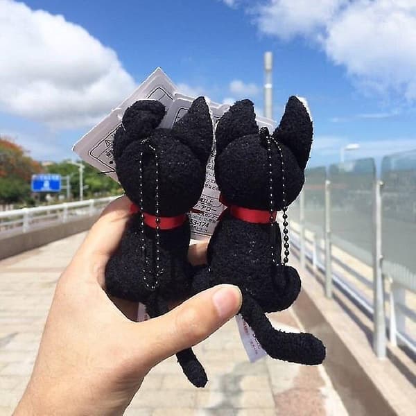 Miyazaki Pehmolelu - Musta Kissa Kiki Pehmolelu Lapsille - 23cm
