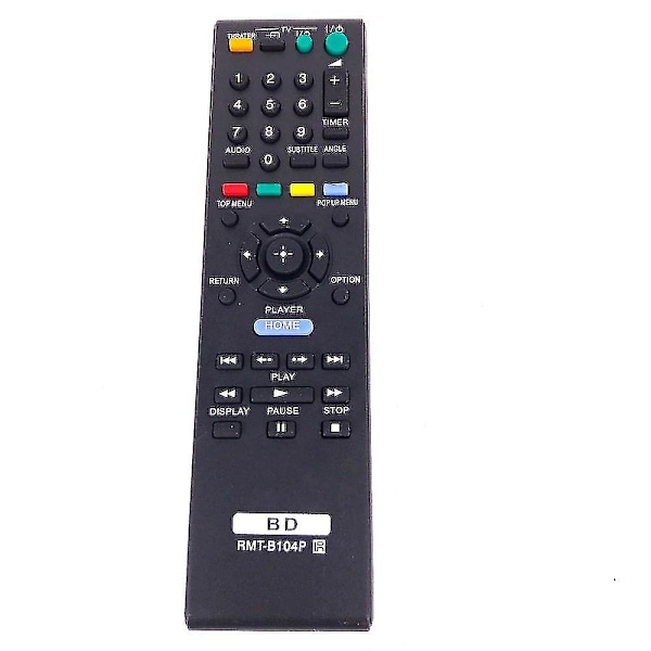 Fjernbetjening til Sony Blu-ray afspiller RMT-B104P BDP-BX57 BDP-S470 BDP-S360 S460 S485 S490 BDP-S185 S300 (AM4)