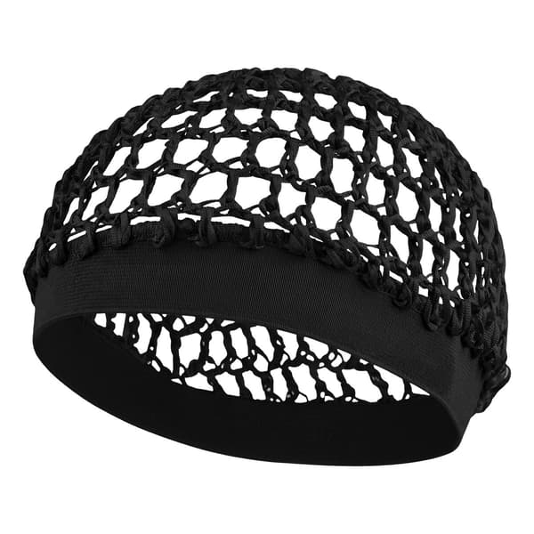 Hårnet i rayon med elastikbånd til styling og hårpleje black