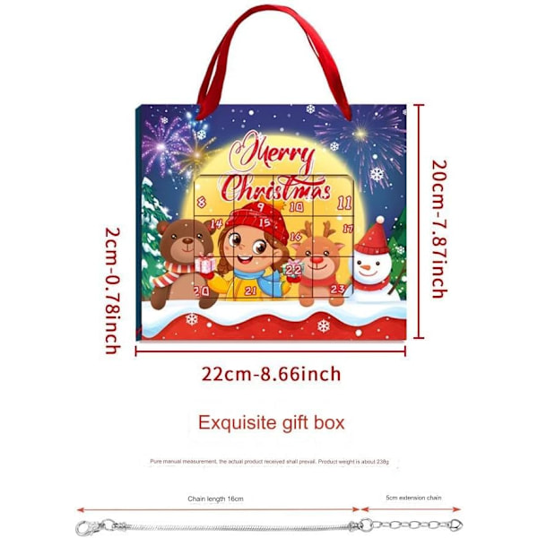 Jul-Kreativ Blind Box Armband, Armband DIY, Pussel Presentask Set, Jul Blind Box Armband Passar för Barn och VuxnaF&Q style 4