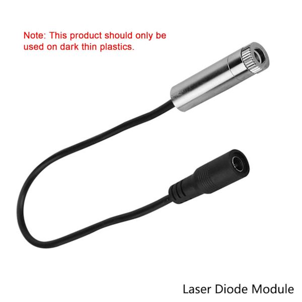 405nm 100mW Fokuserbar Blå-Violet Laserdiode Modul, Egnet til DIY Lasergravering og Skæring - 1 Styk