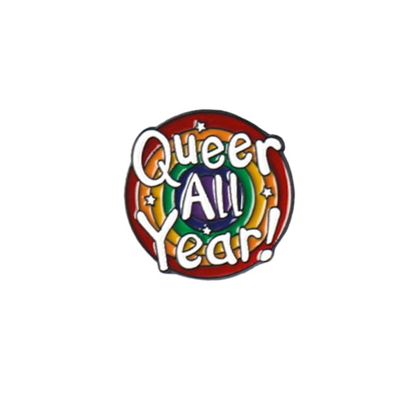 Du är säker med mig Emaljnålar, Regnbåge Slagnålar Pride Pins L D-209 one-size 3pcs