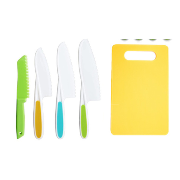 Barnköksknivar Köksset Köksredskap för barn Flerfärgad 5pcs set-1