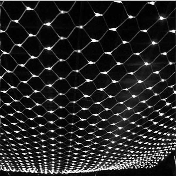 4mx6M 1.5MX1.5M 2x3M Julekranser LED Lyslenke Julelys Nettlys Fe Jul Fest Hage Bryllup Dekorasjon Gardinlys