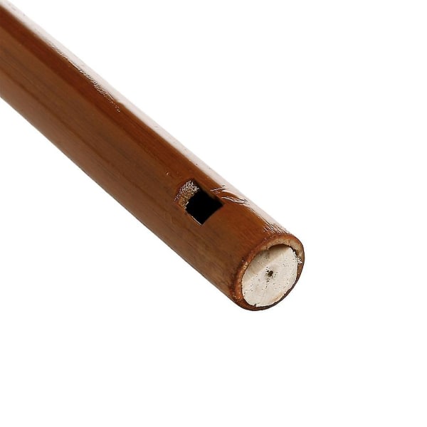 Traditionell 6-håls bambuflöjt Klarinett Student Musikinstrument Träfärg