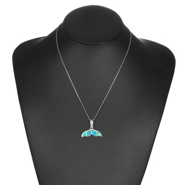 Delfinsmycken Halsband 1 bit Asiatisk stil Lucky Waves Mystiska funktioner i Eastern Waters Hänge Halsband Present för kvinnor Mamma