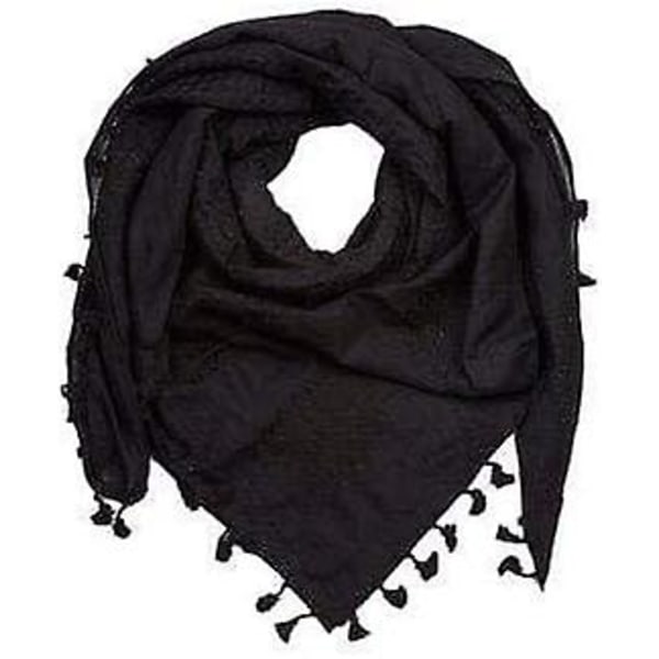 Palestine scarf, Keffiyeh, Arafat Hatta, wide with tassels, Shemagh Keffiyeh Arab houndstooth100%