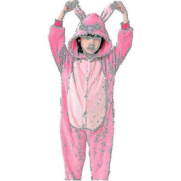Disney Lilo & Stitch Pyjamas i En Del, Barnens Plysch Kigurumi Onesies, Varma Kläder för Vintern, Julgåva 2 2 110CM(5-6T)