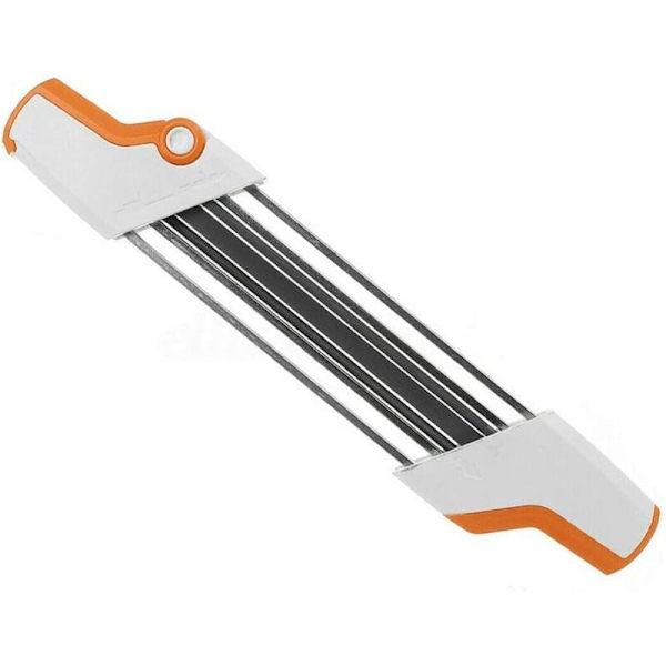 2-in-1 Easy File 3/8\"/4,0 mm moottorisahan ketjun teroitin, nopea moottorisahan teroitussarja kahvoilla, sopii 3/8\" jaolla varustetuille moottorisahamerkeille