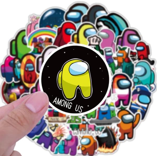 50 stk. Among Us-klistremerker