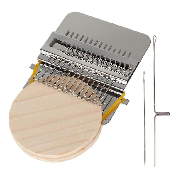 Mini Parsinpuukone Pieni Korjauspuukone Parsimiseen DIY Vaatteiden Ompelu Pieni Puukone 10 Koukkuaespa