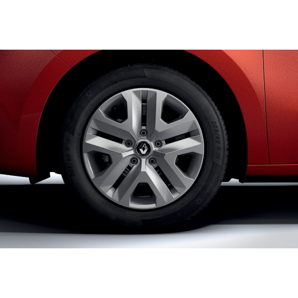 4-Pack - Renault Navkapslar / Hjulnavsemblem - Bil 78 60mm - Svart