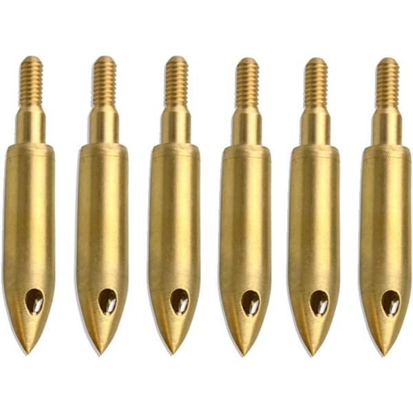 st 125 Grain Koppar Båg Visselspetsar Signalpilspetsar Bågskytte Visselpilspetsar för Armborst och Sammansatt Båge【GKS】