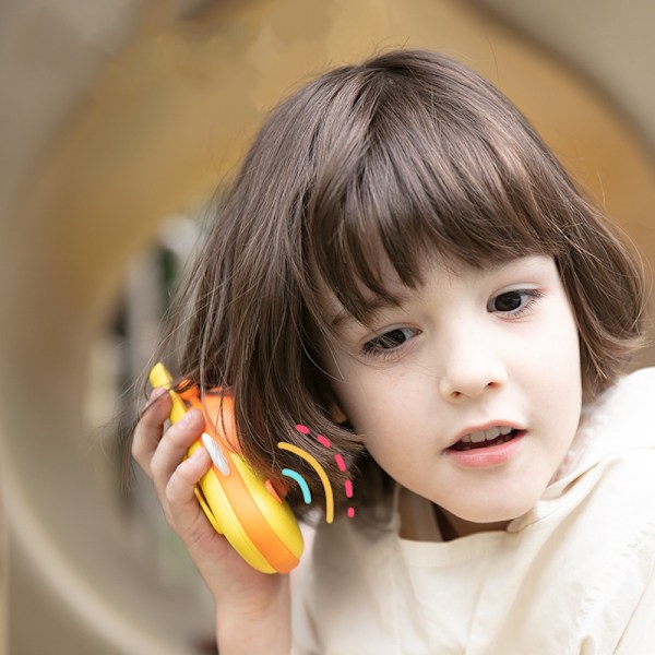 Set med 2 bi-walkie-talkies leksakspresenter för flickor 3 4 5 6 7 8 år