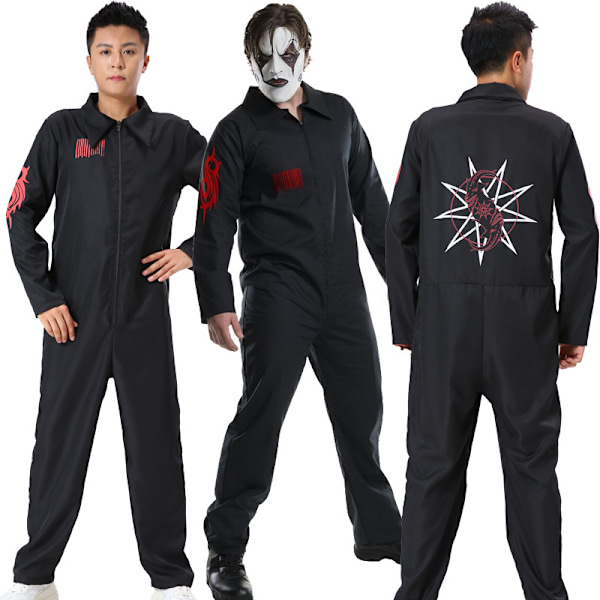 Band Slipknot Cosplay Kostyme Løs Jumpsuit Halloween Slive Knot Band -4 Sleeve Knot Band -4 L