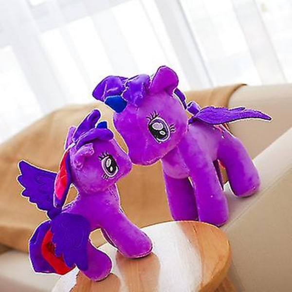 25cm My Little Pony Rainbow Plush Soft Cushion Kids Hug Stuff Toy Doll Gift