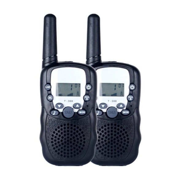 T388 UHF Two Way Radio Portable Handheld Children's Walkie Talkie with Built-in LED Flashlight